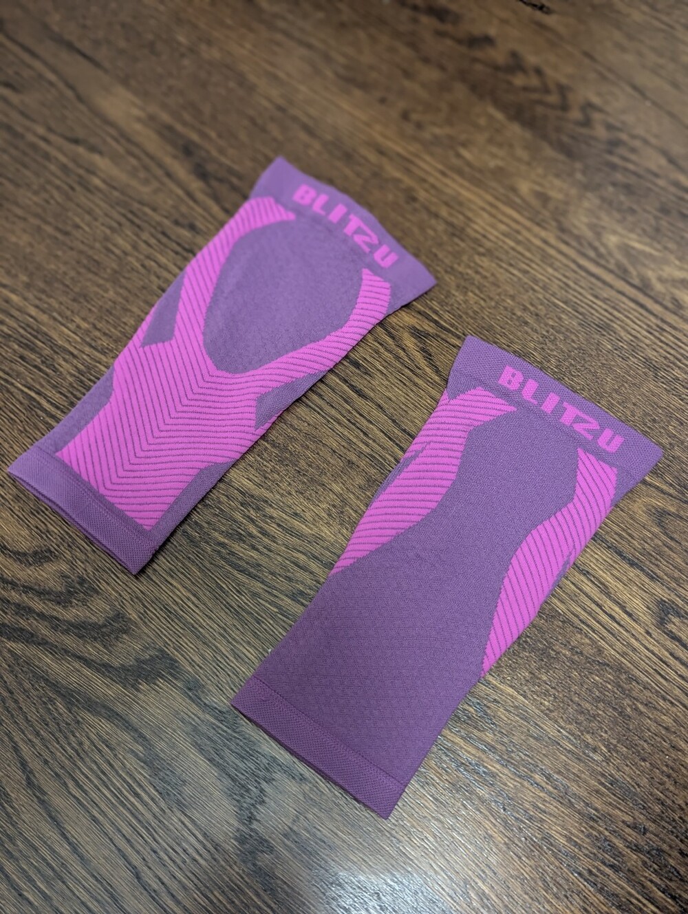 Calf Compression Sleeves pair Purple Pink XXL dport shin Splints Recovery BLITZU